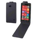 Vertical Flip Leather Case for Nokia Lumia 929 / Lumia 930(Black) - 1