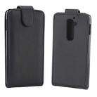 Simple Generosity Vertical Flip Leather Case for LG Optimus G2 / D801 / F320 / F340L / LS980(Black) - 3