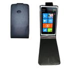 Vertical Flip Leather Case for Nokia 900(Black) - 1