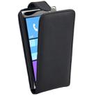 Vertical Flip Leather Case for Nokia Lumia 1020 (Black) - 1