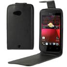 Vertical Flip Leather Case with Magnetic Buckle for HTC Desire 200 (Black) - 1