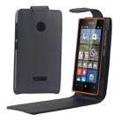 Vertical Flip Magnetic Button Leather Case for Microsoft Lumia 532 - 1