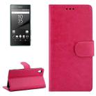 Crazy Horse Texture Horizontal Flip Leather Case with Holder & Card Slots & Wallet & Photo Frame for Sony Xperia Z5 / E6603 / E6653 / E6633 / E6683(Magenta) - 1