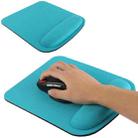 Cloth Gel Wrist Rest Mouse Pad(Blue) - 1