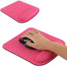 Cloth Gel Wrist Rest Mouse Pad(Magenta) - 1