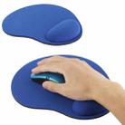 2 PCS Cloth Gel Wrist Rest Mouse Pad(Blue) - 1