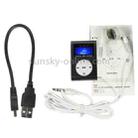 TF / Micro SD Card Slot MP3 Player with LCD Screen, Metal Clip(Black) - 8