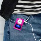 TF / Micro SD Card Slot MP3 Player with LCD Screen, Metal Clip(Magenta) - 8