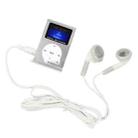 TF / Micro SD Card Slot MP3 Player with LCD Screen, Metal Clip(Silver) - 2