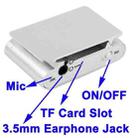 TF / Micro SD Card Slot MP3 Player with LCD Screen, Metal Clip(Silver) - 7