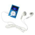 TF / Micro SD Card Slot MP3 Player with LCD Screen, Metal Clip(Baby Blue) - 2