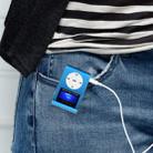 TF / Micro SD Card Slot MP3 Player with LCD Screen, Metal Clip(Baby Blue) - 3
