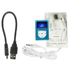 TF / Micro SD Card Slot MP3 Player with LCD Screen, Metal Clip(Baby Blue) - 4