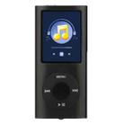 1.8 inch TFT Screen Metal MP4 Player with TF Card Slot, Support Recorder, FM Radio, E-Book and Calendar(Black) - 1
