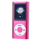 1.8 inch TFT Screen Metal MP4 Player with TF Card Slot, Support Recorder, FM Radio, E-Book and Calendar(Magenta) - 1