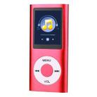 1.8 inch TFT Screen Metal MP4 Player with TF Card Slot, Support Recorder, FM Radio, E-Book and Calendar(Red) - 1