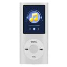 1.8 inch TFT Screen Metal MP4 Player with TF Card Slot, Support Recorder, FM Radio, E-Book and Calendar(Silver) - 1