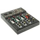 4 Channels Professional Mixing Console and Aux Paths Plus Effects Processor - 1
