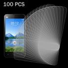 100 PCS for  Xiaomi Mi 2 0.26mm 9H Surface Hardness 2.5D Explosion-proof Tempered Glass Screen Film - 1