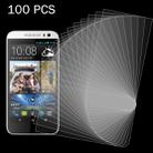 100 PCS for HTC Desire 616 / D616W 0.26mm 9H Surface Hardness 2.5D Explosion-proof Tempered Glass Screen Film - 1