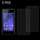 2 PCS for Sony Xperia E3 0.26mm 9H Surface Hardness 2.5D Explosion-proof Tempered Glass Screen Film - 1