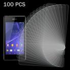 100 PCS for Sony Xperia E3 0.26mm 9H Surface Hardness 2.5D Explosion-proof Tempered Glass Screen Film - 1