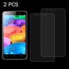 2 PCS for  Huawei Honor 4X 0.26mm 9H Surface Hardness 2.5D Explosion-proof Tempered Glass Screen Film - 1
