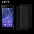2 PCS for Sony Xperia M2 / S50H 0.26mm 9H Surface Hardness 2.5D Explosion-proof Tempered Glass Screen Film - 1