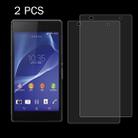 2PCS for Sony Xperia Z2 / L50W 0.26mm 9H 2.5D Tempered Glass Screen Film - 1