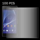 100 PCS for Sony Xperia Z2 / L50W 0.26mm 9H+ Surface Hardness 2.5D Tempered Glass Film - 1
