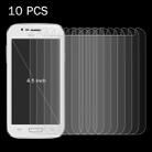 10 PCS for  4.5 inch Mobile Phones 0.26mm 9H Surface Hardness 2.5D Explosion-proof Tempered Glass Screen Film - 1