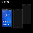 2 PCS for Sony Xperia Z4 Mini / Compact 0.26mm 9H Surface Hardness 2.5D Explosion-proof Tempered Glass Screen Film - 1