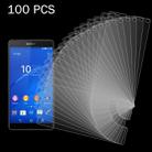 100 PCS for Sony Xperia Z4 Mini / Compact 0.26mm 9H Surface Hardness 2.5D Explosion-proof Tempered Glass Screen Film - 1