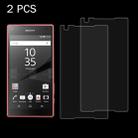 2 PCS for Sony Xperia Z5 Compact 0.26mm 9H Surface Hardness 2.5D Explosion-proof Tempered Glass Screen Film - 1