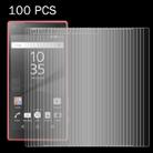 100 PCS for Sony Xperia Z5 Compact 0.26mm 9H Surface Hardness 2.5D Explosion-proof Tempered Glass Screen Film - 1