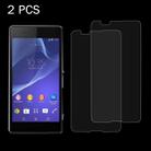 2 PCS for Sony Xperia E4 0.26mm 9H Surface Hardness 2.5D Explosion-proof Tempered Glass Screen Film - 1