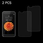 2 PCS for LG K7 0.26mm 9H Surface Hardness 2.5D Explosion-proof Tempered Glass Screen Film - 1