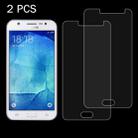 2PCS for Galaxy J5 / J500 0.26mm 9H+ Surface Hardness 2.5D Explosion-proof Tempered Glass Film - 1