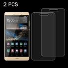 2 PCS for Huawei P8 0.26mm 9H Surface Hardness 2.5D Explosion-proof Tempered Glass Screen Film - 1