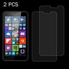 2PCS for Microsoft Lumia 640 XL 0.26mm 9H+ Surface Hardness 2.5D Explosion-proof Tempered Glass Film - 1