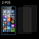 2 PCS for Microsoft Lumia 640 0.26mm 9H Surface Hardness 2.5D Explosion-proof Tempered Glass Screen Film - 1
