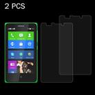 2 PCS for Nokia XL 0.26mm 9H+ Surface Hardness 2.5D Explosion-proof Tempered Glass Film - 1