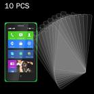 10 PCS for Nokia XL 0.26mm 9H+ Surface Hardness 2.5D Explosion-proof Tempered Glass Film - 1