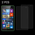 2 PCS for Microsoft Lumia 535 0.26mm 9H Surface Hardness 2.5D Explosion-proof Tempered Glass Screen Film - 1