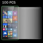 100 PCS for Microsoft Lumia 535 0.26mm 9H Surface Hardness 2.5D Explosion-proof Tempered Glass Screen Film - 1