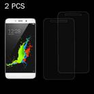 2 PCS for Coolpad Dazen Note 3 0.26mm 9H+ Surface Hardness 2.5D Tempered Glass Film - 1