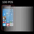 100 PCS for Microsoft Lumia 550 0.26mm 9H+ Surface Hardness 2.5D Explosion-proof Tempered Glass Film - 1