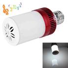 E27 4.5W White 24 LED Bluetooth Speaker Light / Energy Saving Lamps(Red) - 1