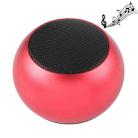 Mini Metal Wireless Bluetooth Speaker,  Hands-free, LED Indicator(Red) - 1