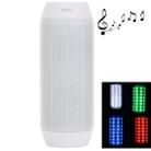 AEC BQ-615 Pulse Portable Bluetooth Streaming Speaker with Built-in LED Light Show & Mic, For iPhone, Galaxy, Sony, Lenovo, HTC, Huawei, Google, LG, Xiaomi, other Smartphones and all Bluetooth Devices(White) - 1